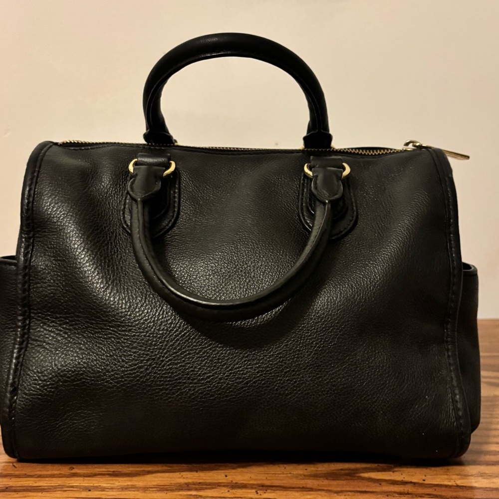 Michael Kors Margo Black Pebbled
Leather Satchel - Picture 2 of 6